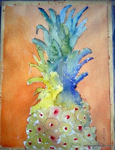 pineapple_stages_2_rachel_murphree_watercolor